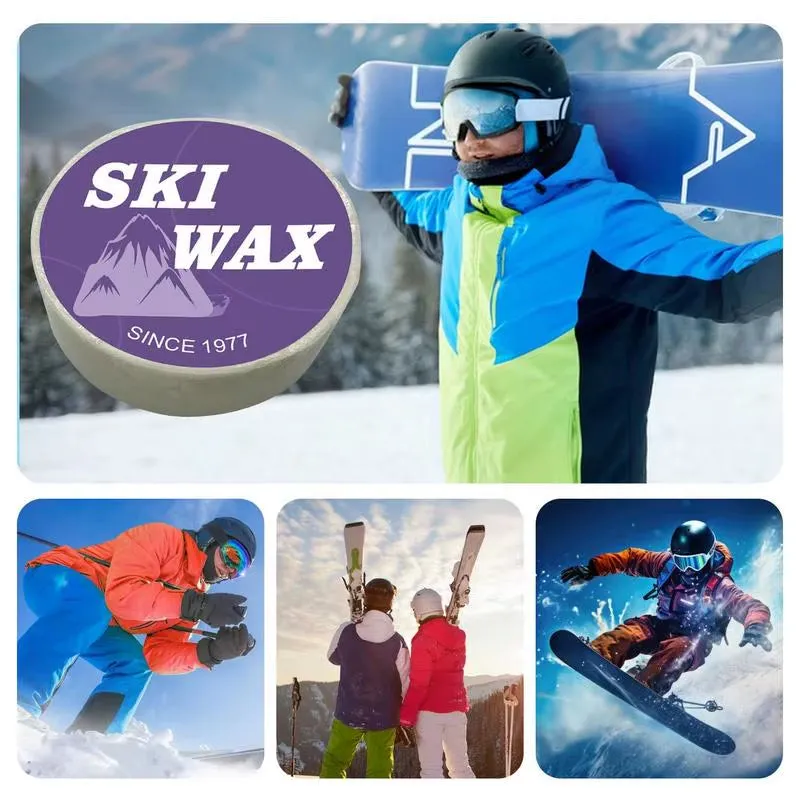 Skateboard Wax Anti-Slip Snowboard Wax Portable Repair Maintenance Wax Surfing Board Wax Multi-Purpose Skating Maintenance Cream