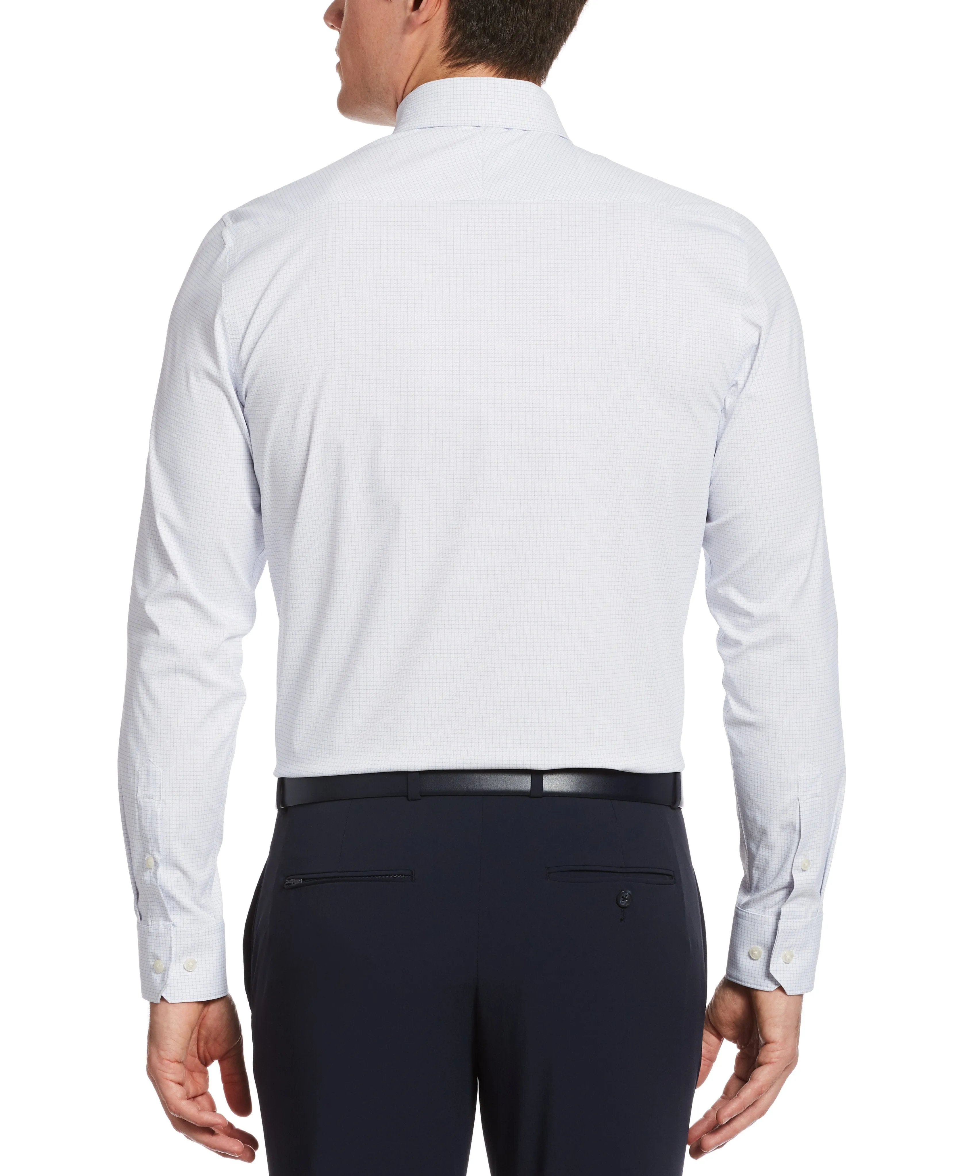 Slim Fit Non-Iron Check Tech Dress Shirt
