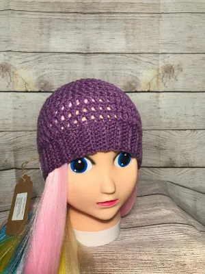 Small Beanie Hat w/ Ribbing (Simple)