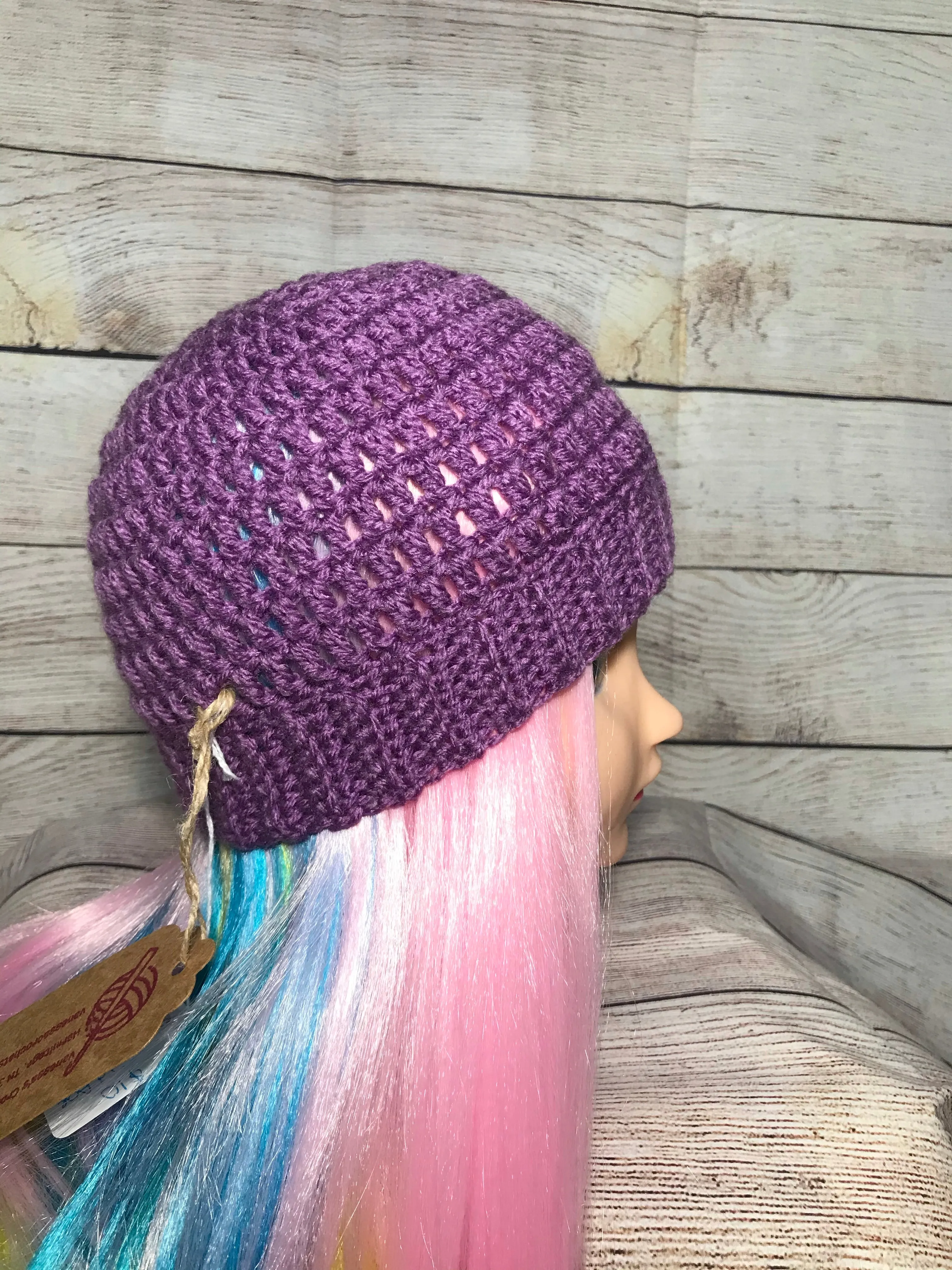 Small Beanie Hat w/ Ribbing (Simple)