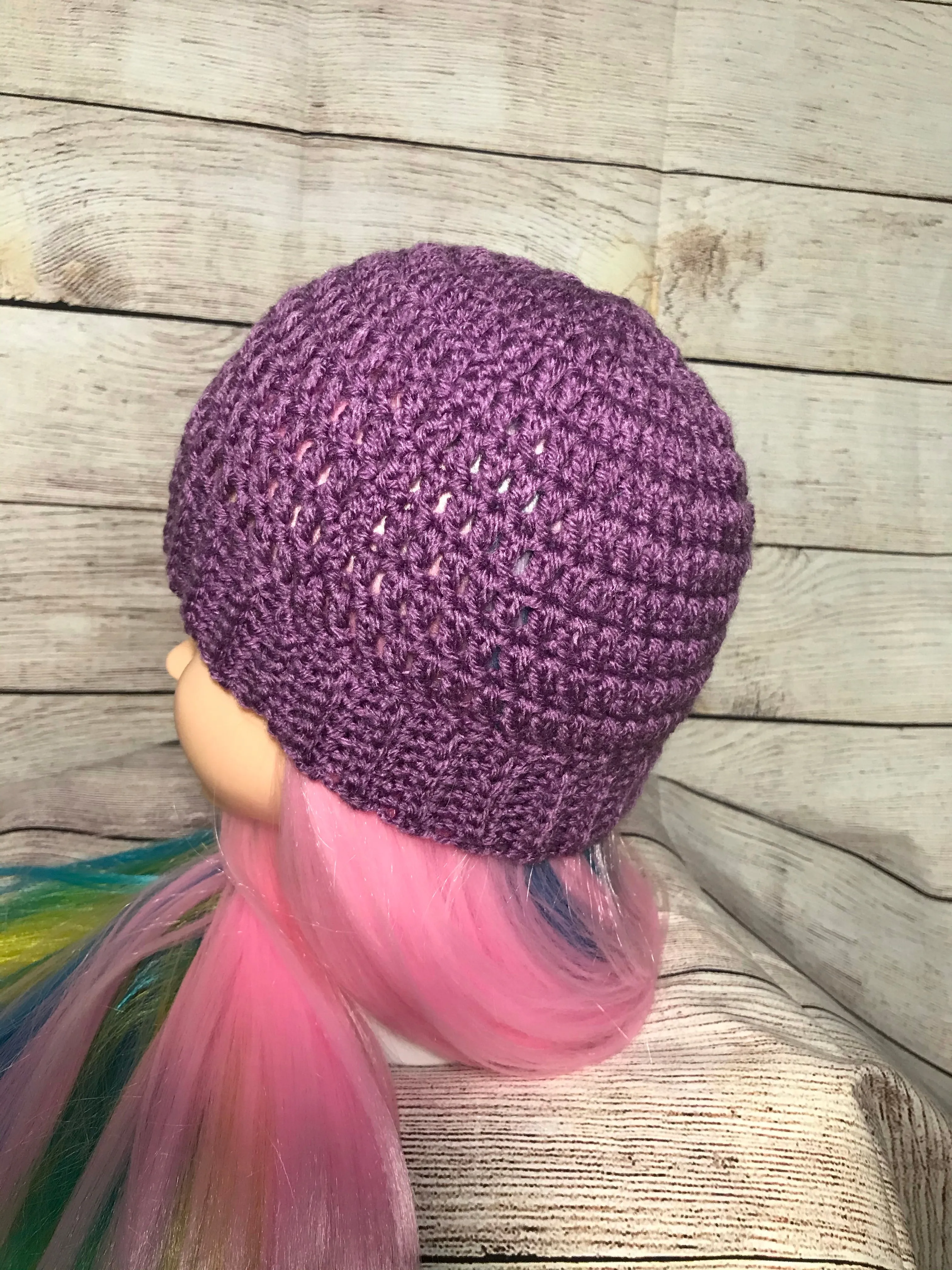 Small Beanie Hat w/ Ribbing (Simple)