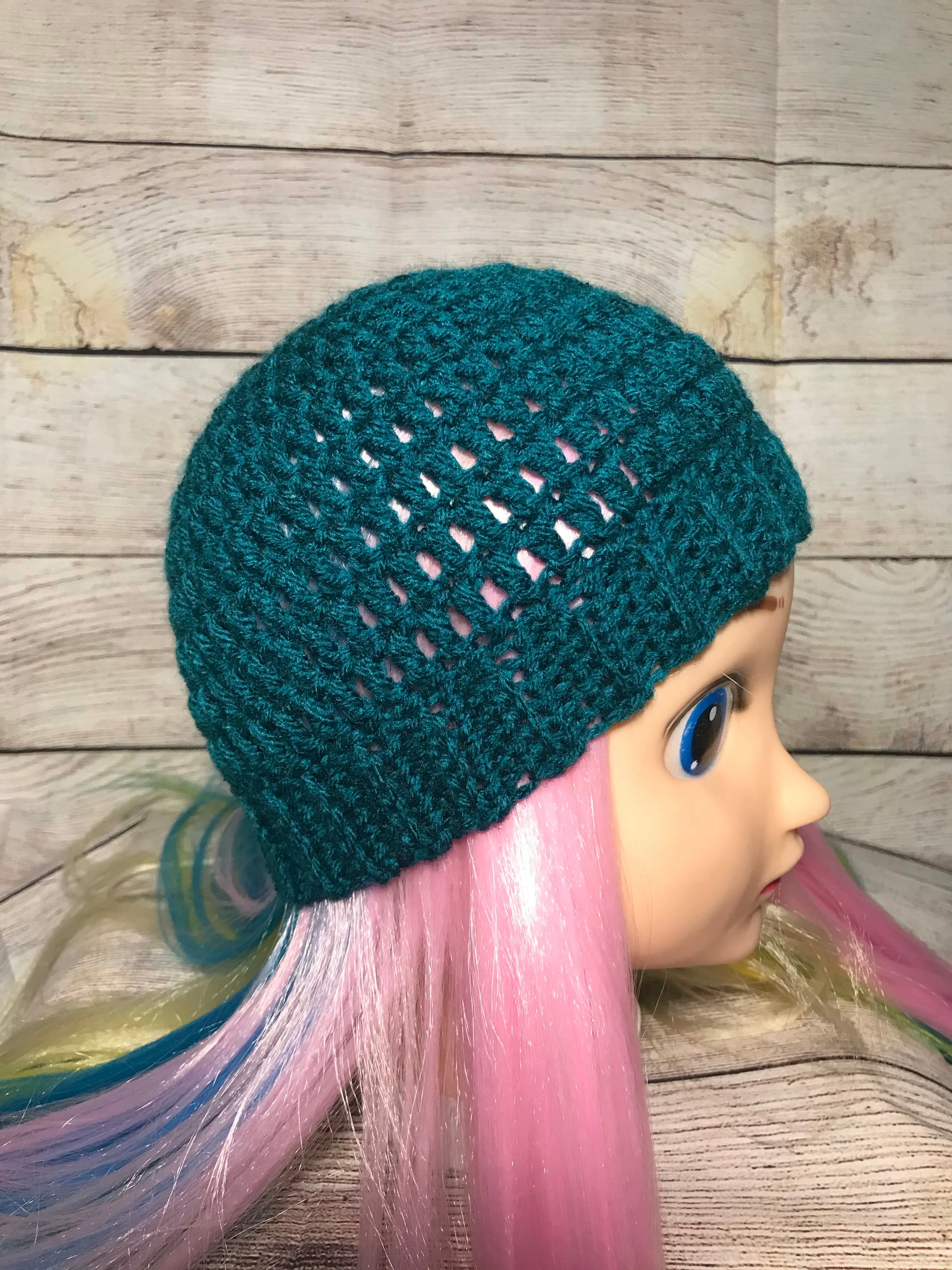 Small Beanie Hat w/ Ribbing (Simple)