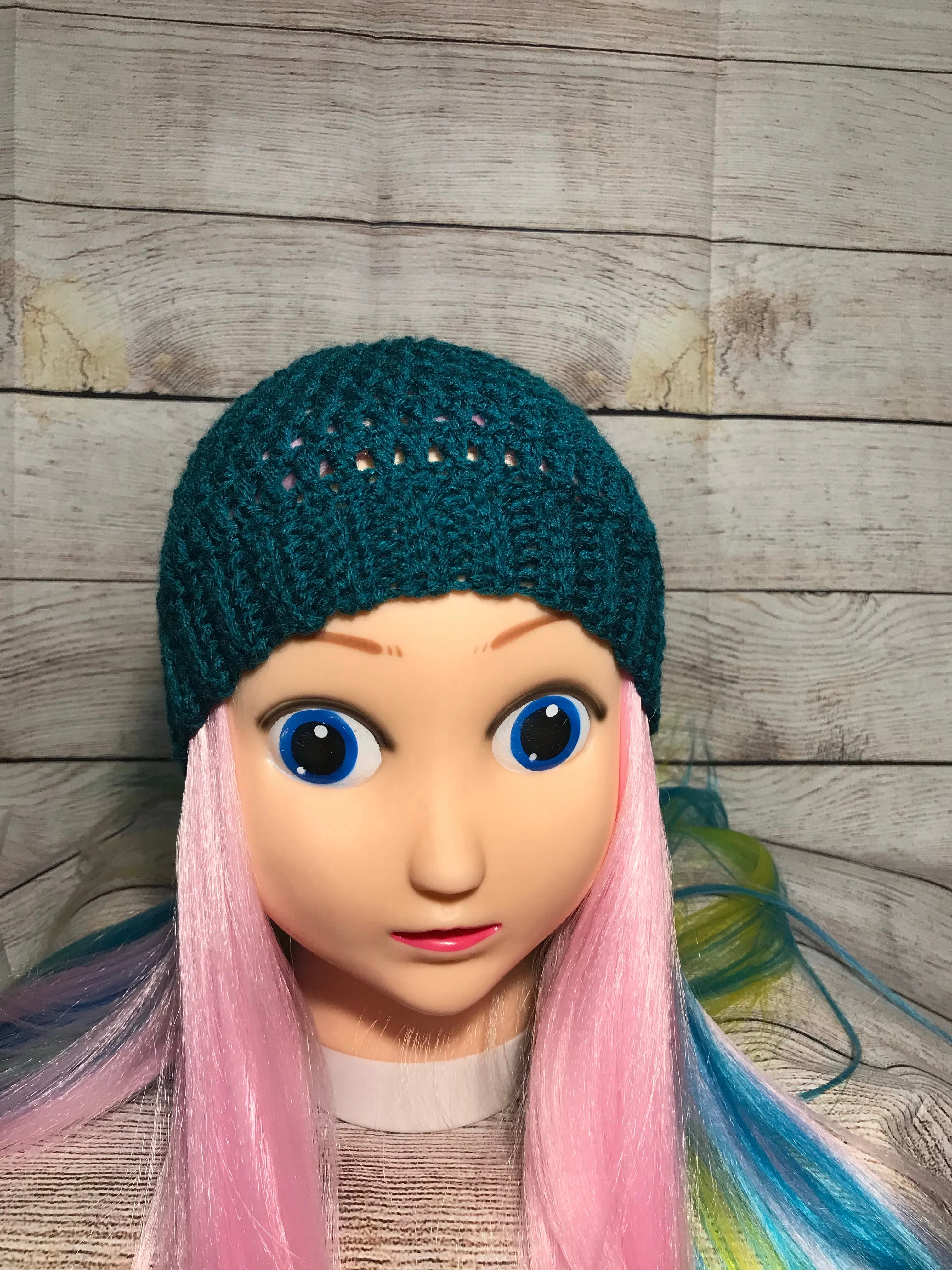 Small Beanie Hat w/ Ribbing (Simple)