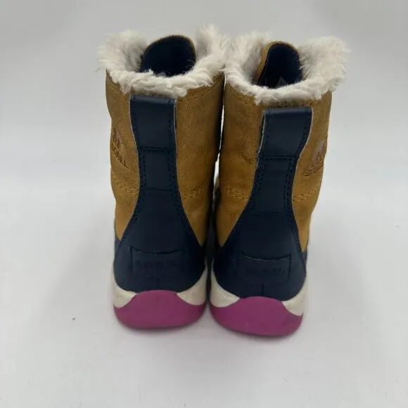 SOREL Youth Joan of Arctic Boot in Omega Taupe, Gum youth size 12