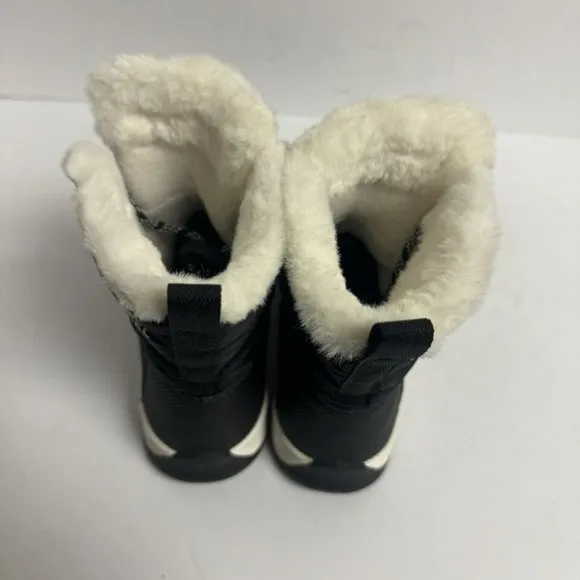 Sorel Youth Whitney II Short Lace Waterproof Boot Black Size 1 M Big Kid