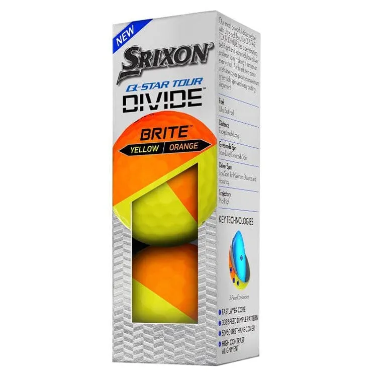 Srixon Q Star Tour Divide Golf Balls