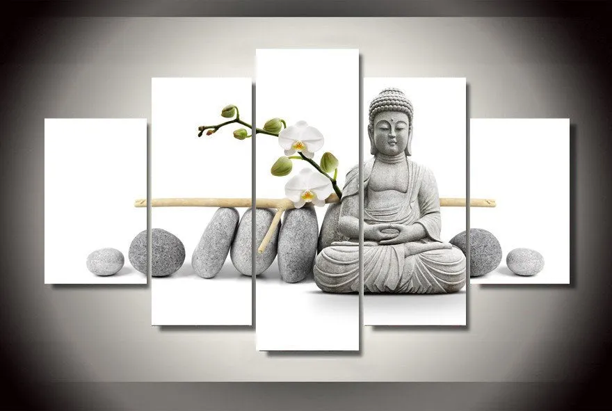 Stone Buddha Canvas