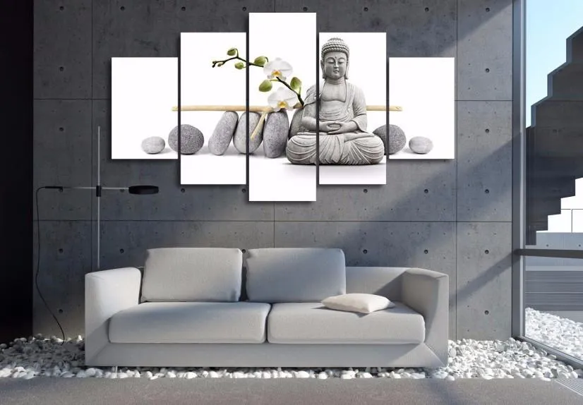 Stone Buddha Canvas