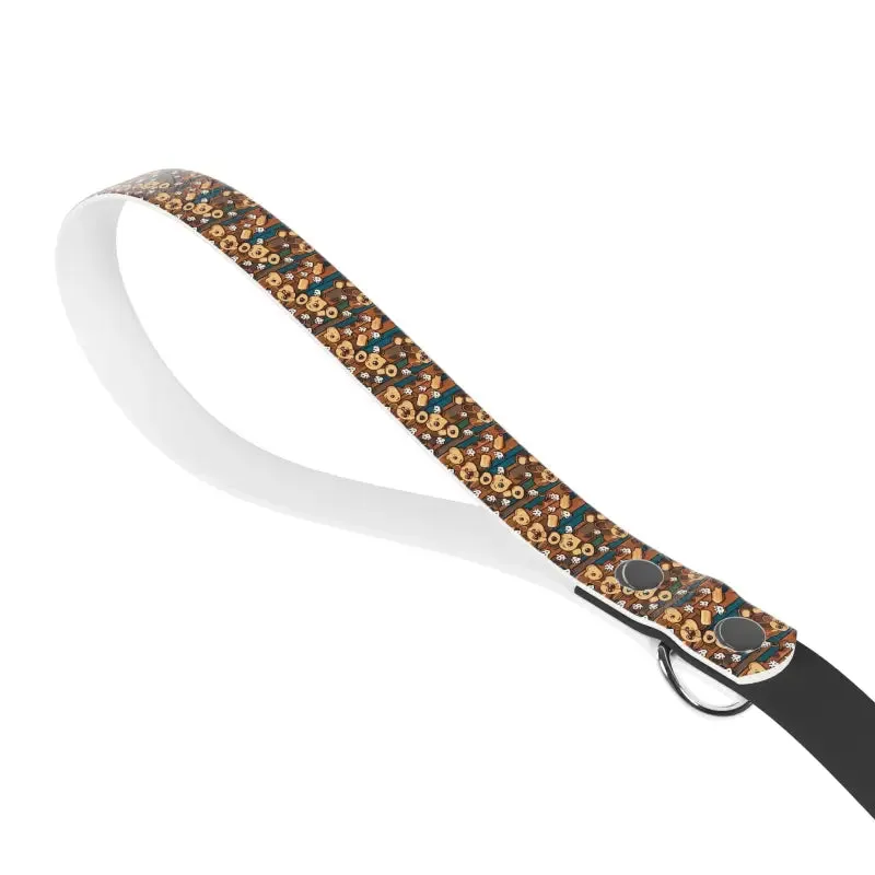 Stylish Pup Leash with Unique Dog Print Pattern