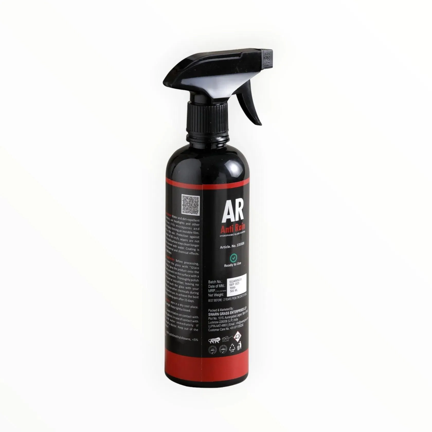 Swarn Grass Anti Rain Hydrophobic Glass Coating 500ml