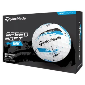 TaylorMade SpeedSoft Ink Blue Golf Balls 12Pk
