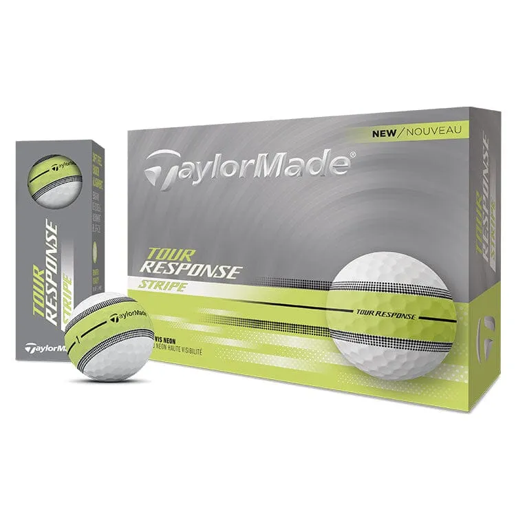TaylorMade Tour Response Stripe Golf Balls 12Pk