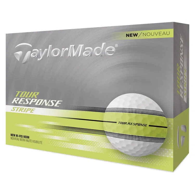 TaylorMade Tour Response Stripe Golf Balls 12Pk