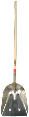 The AMES Companies, Inc. Aluminum Scoops, 17.75 x 14.5 Blade, 48 in White Ash Straight Handle, 53127