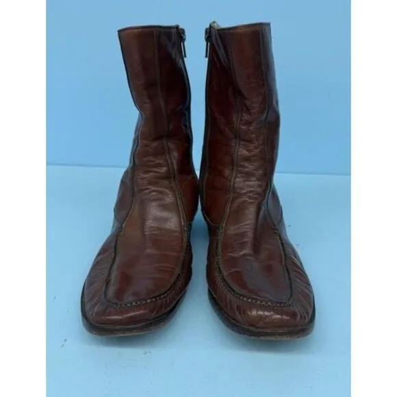 The Baron Collection Boots Made in Spain Men’s Red/Brown Size 10B Chukka Boots
