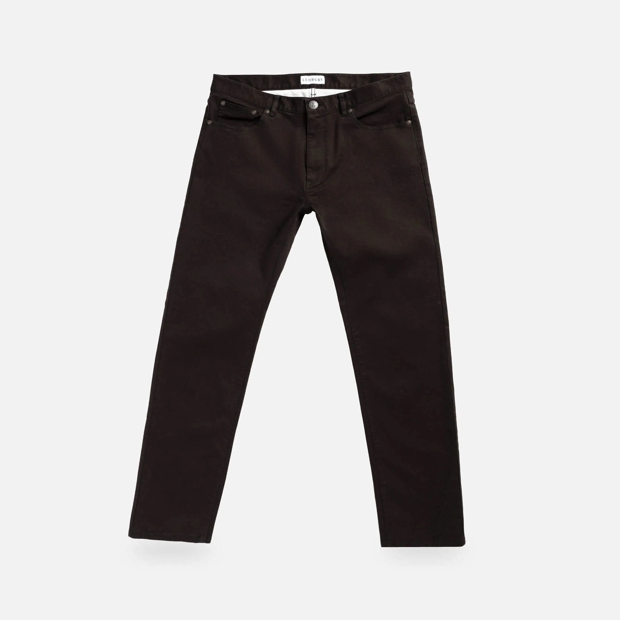 The Brown Stretch Canvas Franklin 5 Pocket Custom Pant