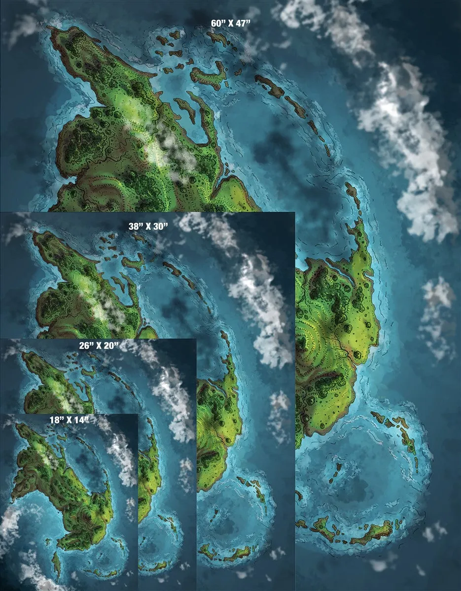 The Fallen God Island Fantasy Map Patreon