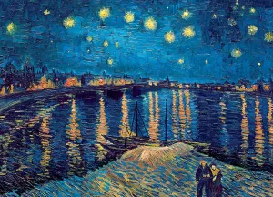 The Starry Night Over the Rhone Puzzle (1000pc)