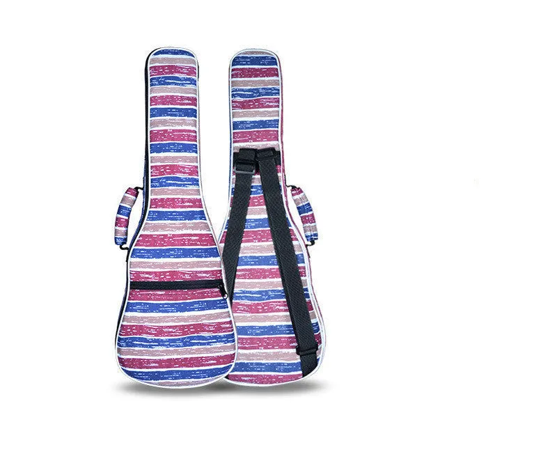 Thicker Protable 23"24"inches concert ukulele case girl boy kid gift small bass guitar bag hawai soft gig cover backpack lanikai