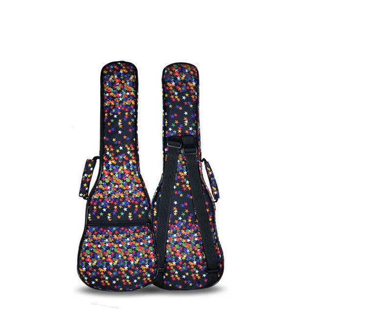 Thicker Protable 23"24"inches concert ukulele case girl boy kid gift small bass guitar bag hawai soft gig cover backpack lanikai