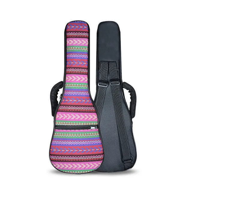 Thicker Protable 23"24"inches concert ukulele case girl boy kid gift small bass guitar bag hawai soft gig cover backpack lanikai