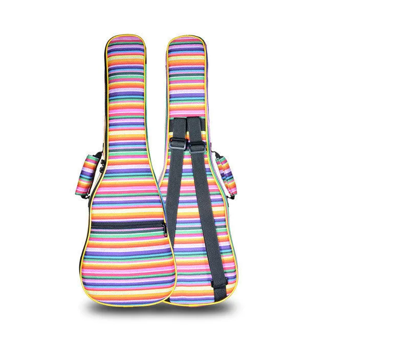 Thicker Protable 23"24"inches concert ukulele case girl boy kid gift small bass guitar bag hawai soft gig cover backpack lanikai