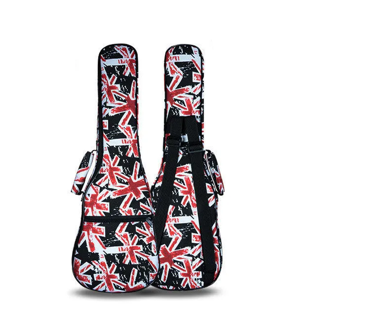 Thicker Protable 23"24"inches concert ukulele case girl boy kid gift small bass guitar bag hawai soft gig cover backpack lanikai