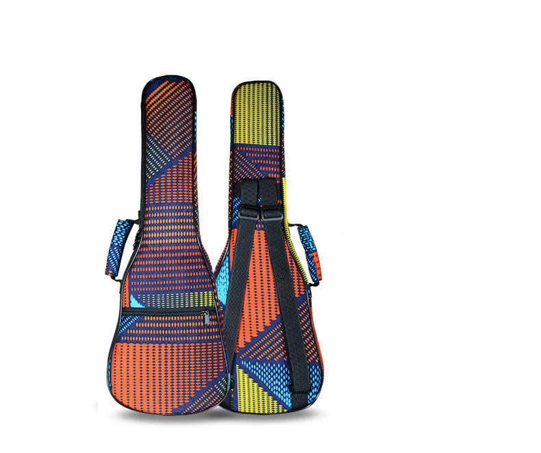 Thicker Protable 23"24"inches concert ukulele case girl boy kid gift small bass guitar bag hawai soft gig cover backpack lanikai