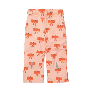 [TINY COTTONS] Tiny Bow Snow Trousers - Peach