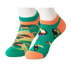Toucan Mismatched Ankle Women's Socks