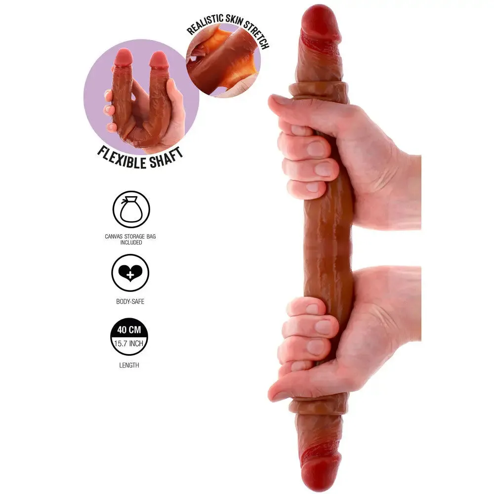 Toyjoy Silicone Foreskin Double Dong 15.7 Inches