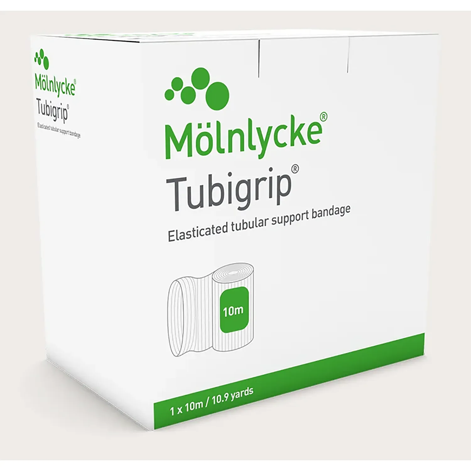 Tubigrip Multi-Purpose Elasticated Tubular Support Bandage | Beige | Size: D | 10m Roll | Single
