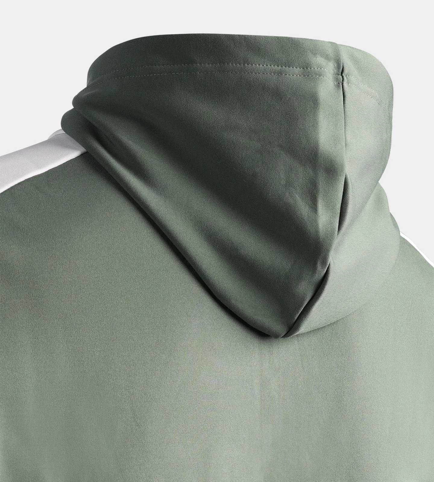 TWO TONE HOODIE - SAGE