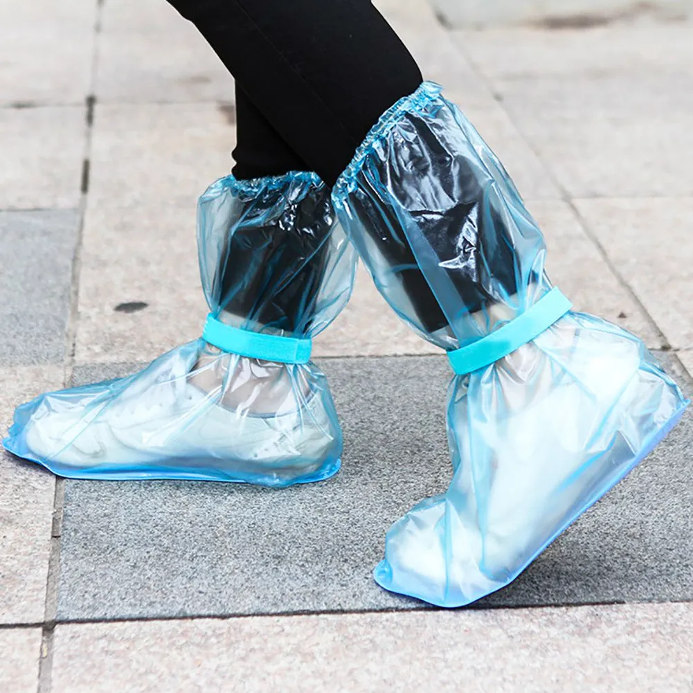 Unisex Portable Outdoors Travel Anti Slip Rain Shoes Covers Waterproof Boots