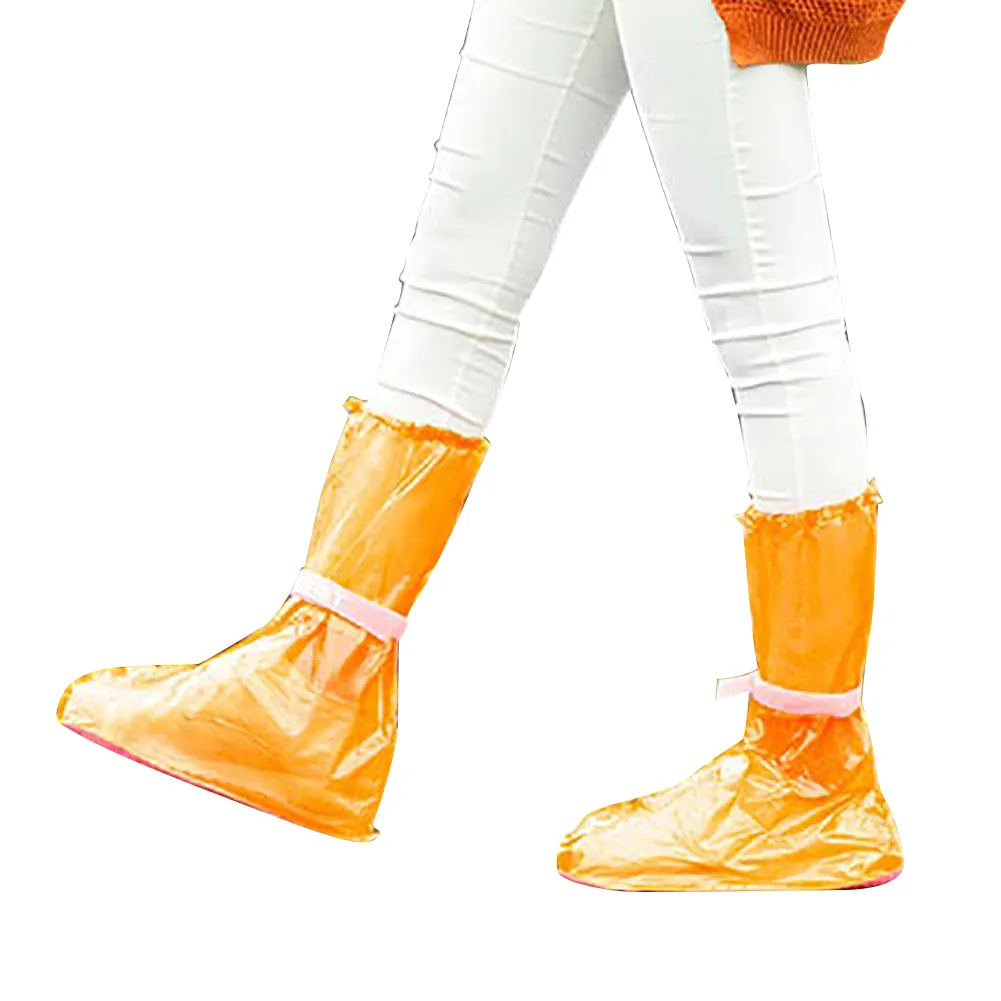 Unisex Portable Outdoors Travel Anti Slip Rain Shoes Covers Waterproof Boots