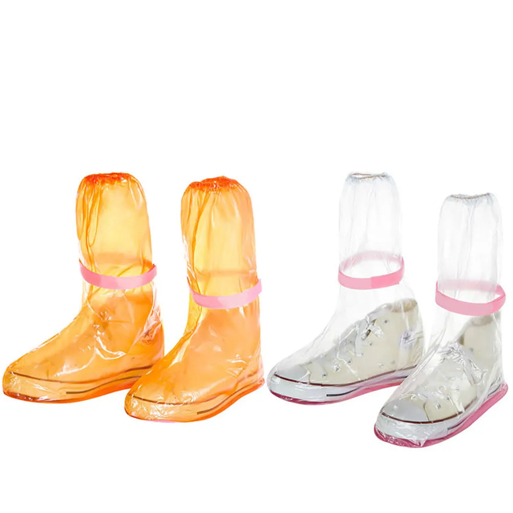 Unisex Portable Outdoors Travel Anti Slip Rain Shoes Covers Waterproof Boots