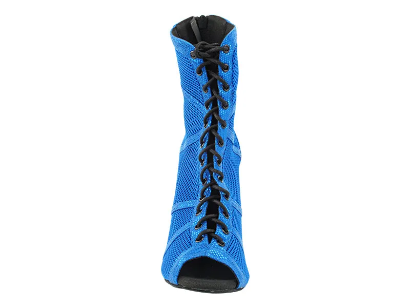 VFBoot Latin 3302 Illusion Blue Velvet & Blue Knit Mesh