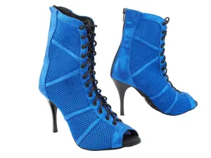 VFBoot Latin 3302 Illusion Blue Velvet & Blue Knit Mesh