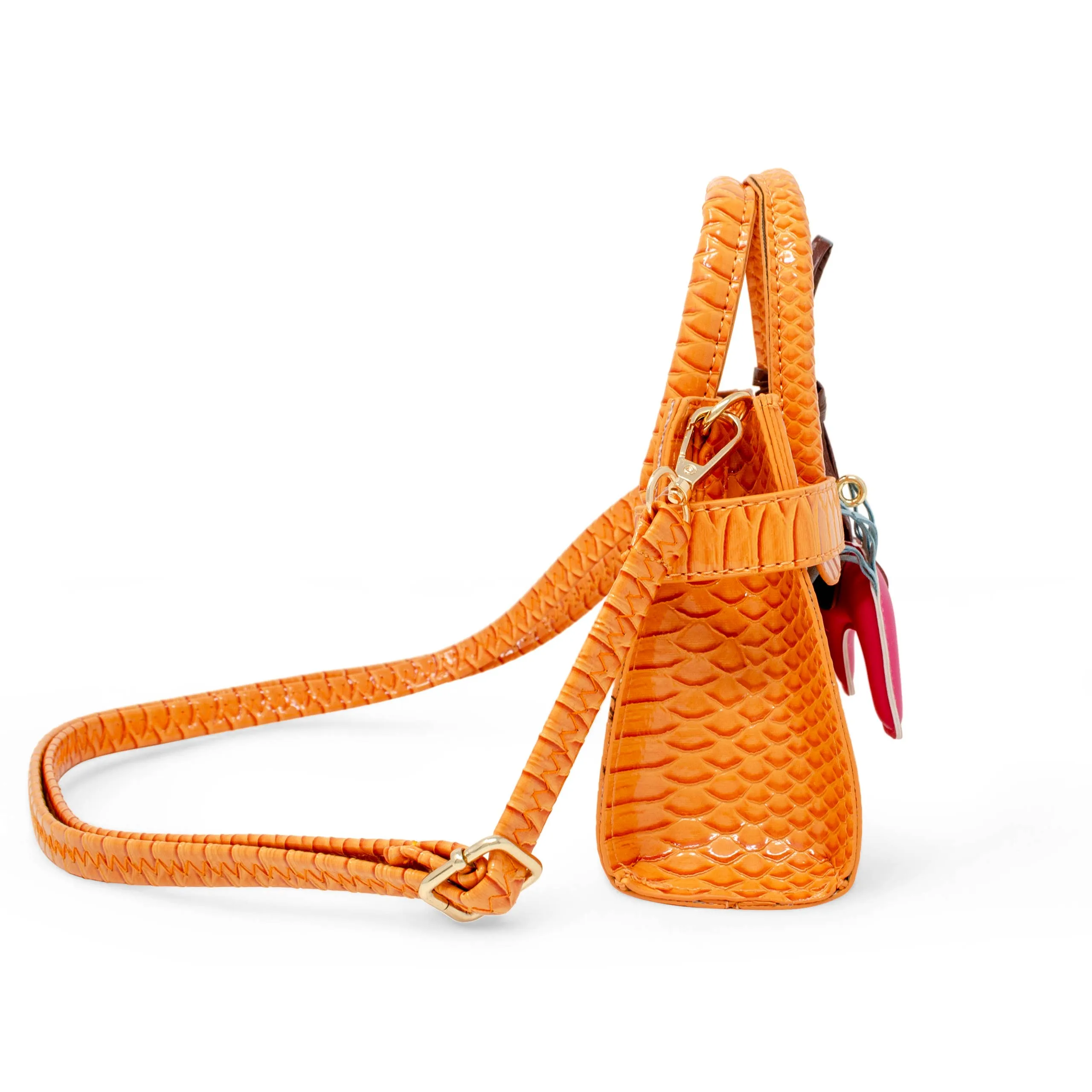 Vivid Crocodile Pony Handbag