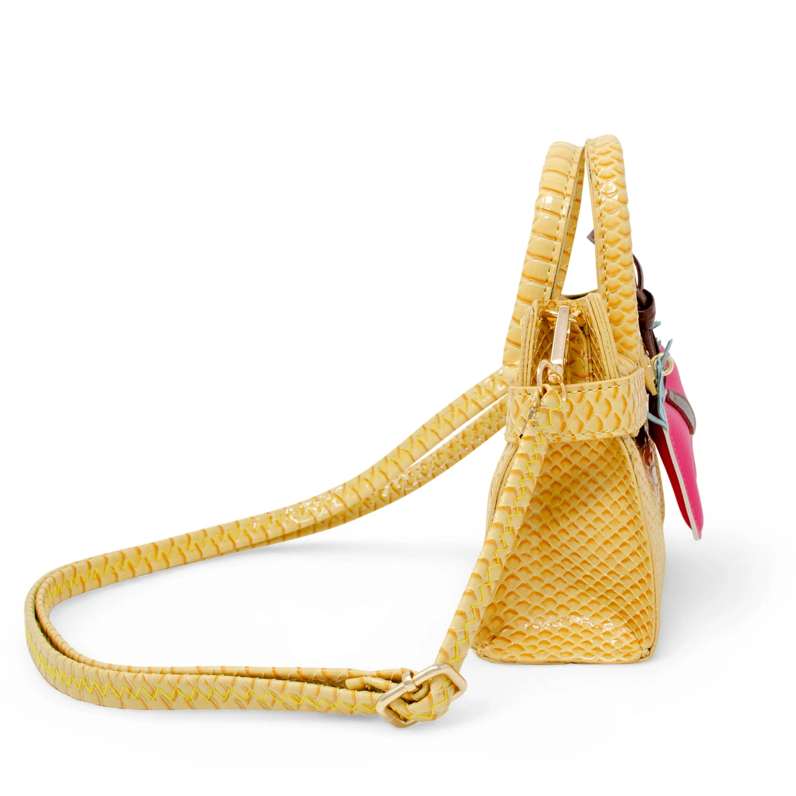 Vivid Crocodile Pony Handbag
