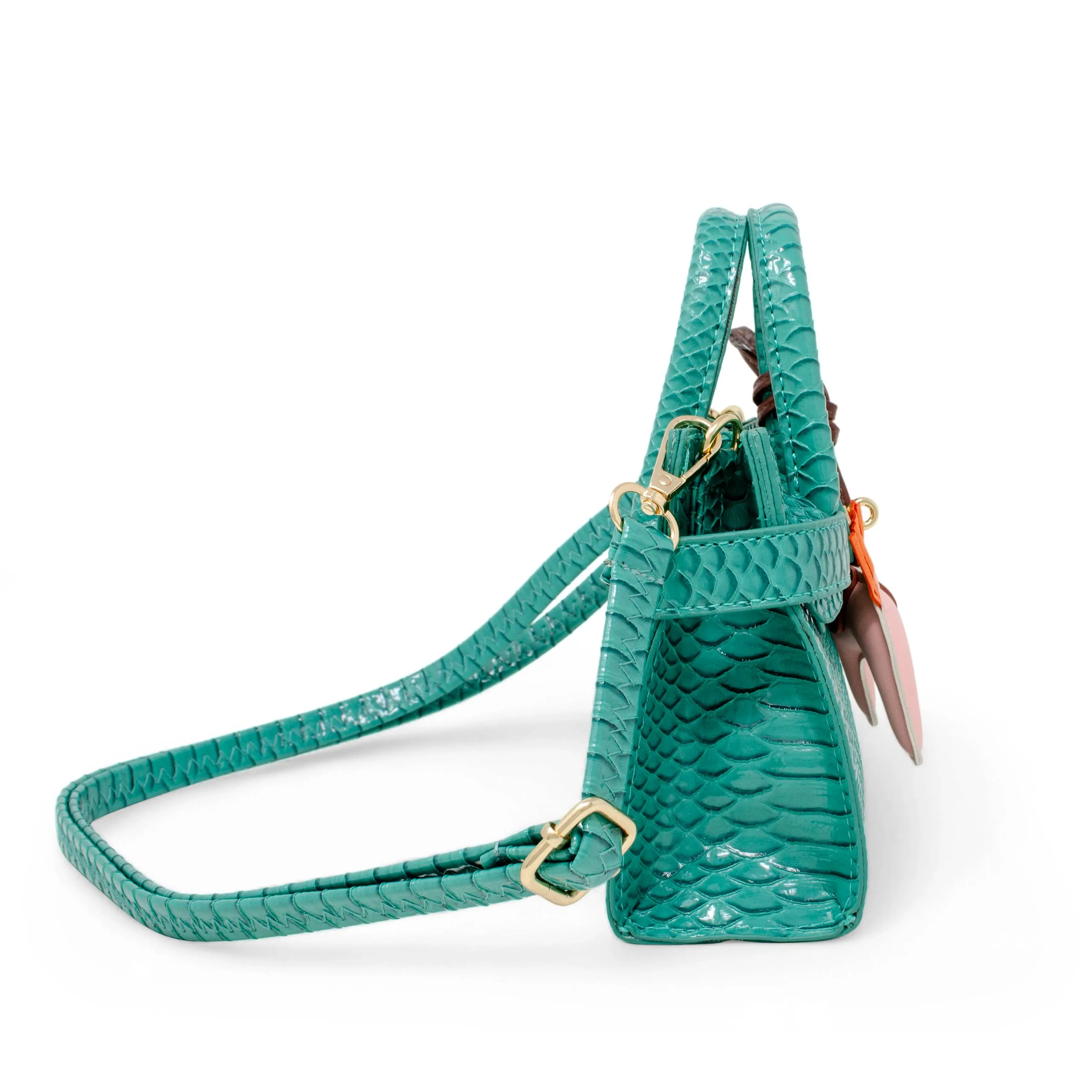 Vivid Crocodile Pony Handbag