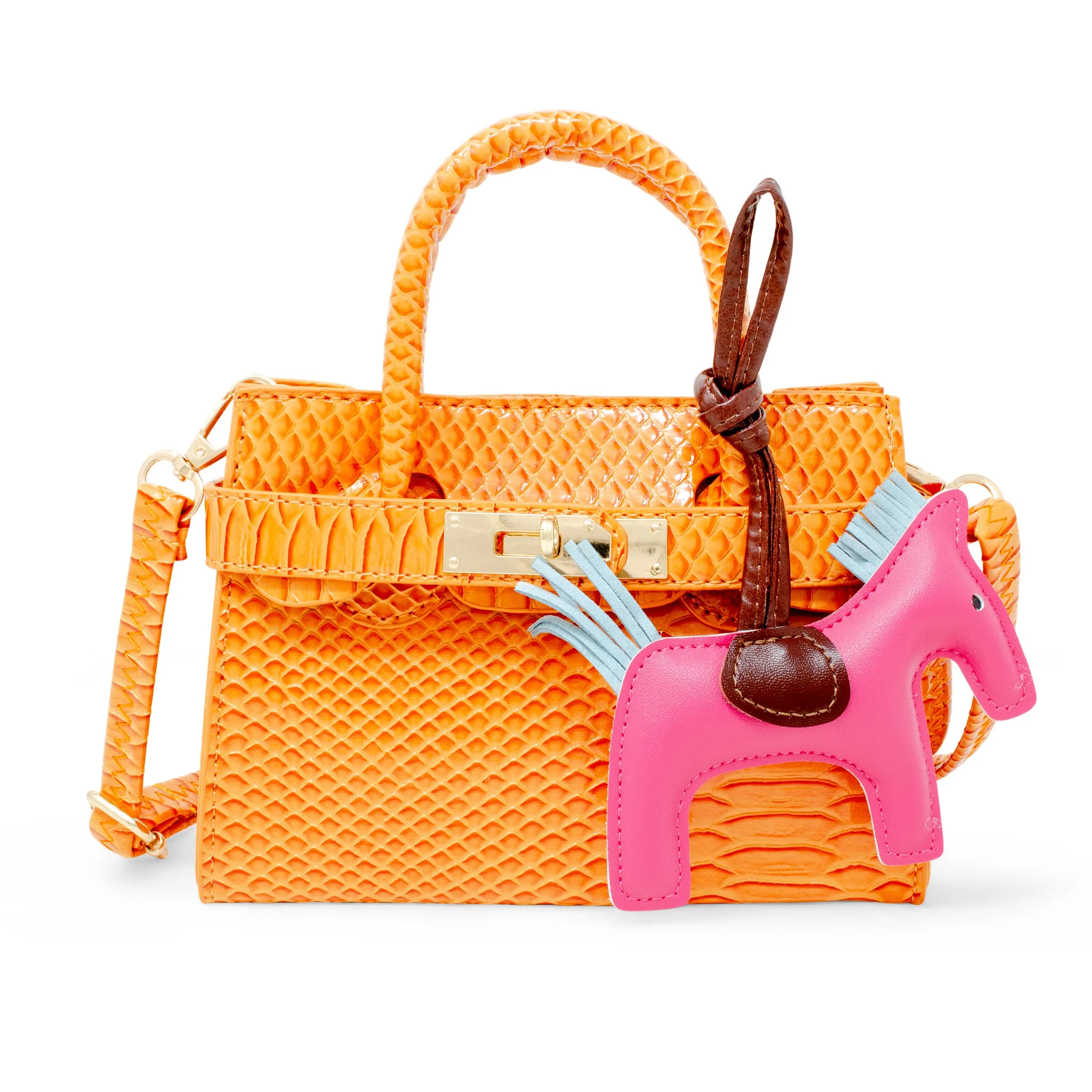 Vivid Crocodile Pony Handbag