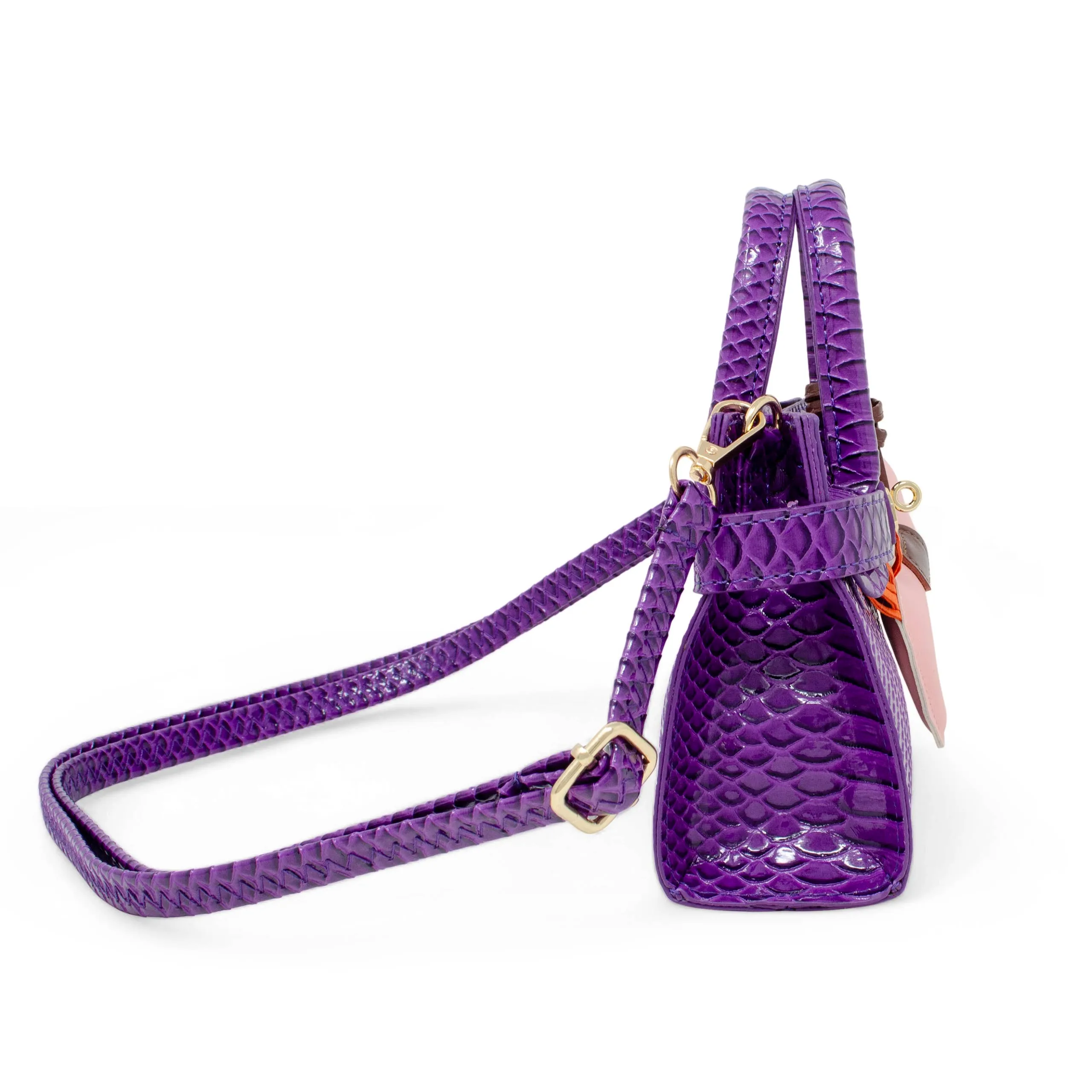 Vivid Crocodile Pony Handbag