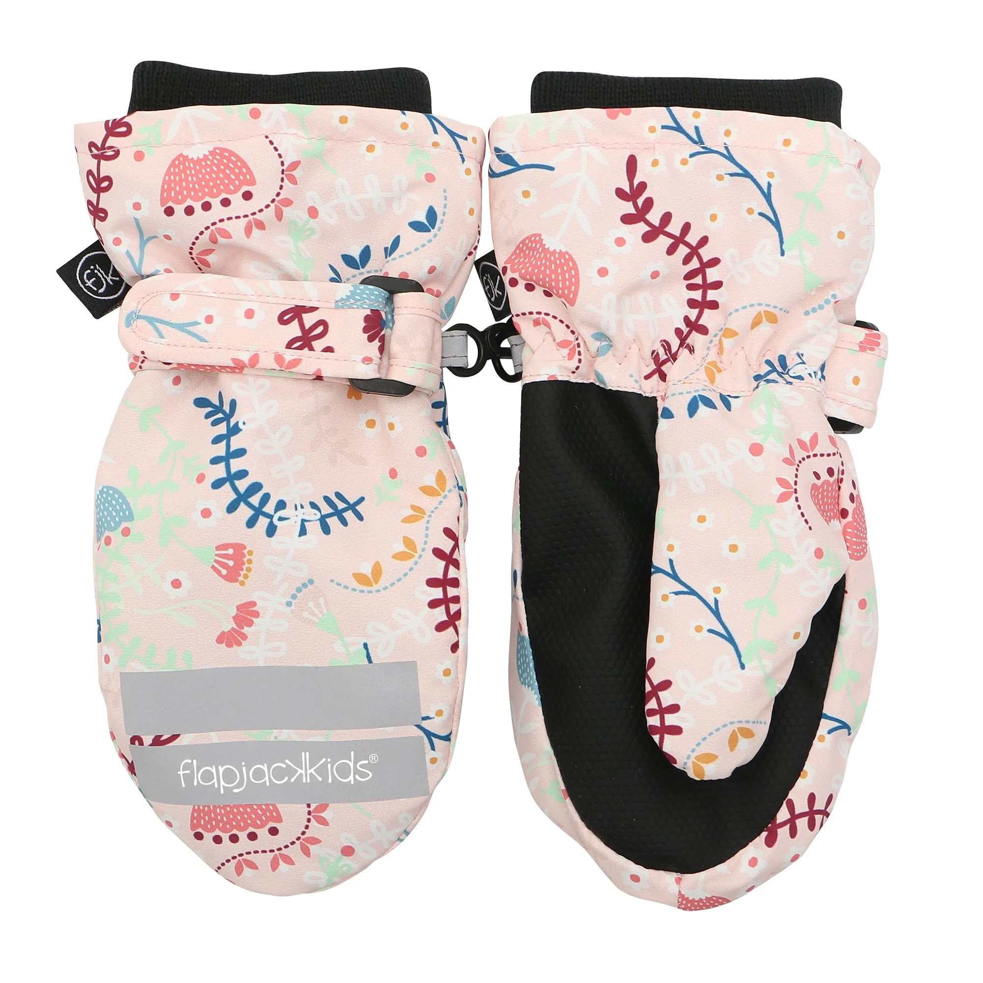 Water Repellent Ski Mittens - 4-6y