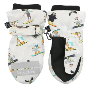 Water Repellent Ski Mittens - Ski Resort