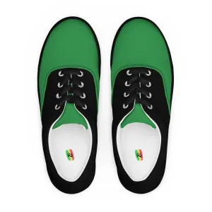 Women’s lace-up canvas shoes