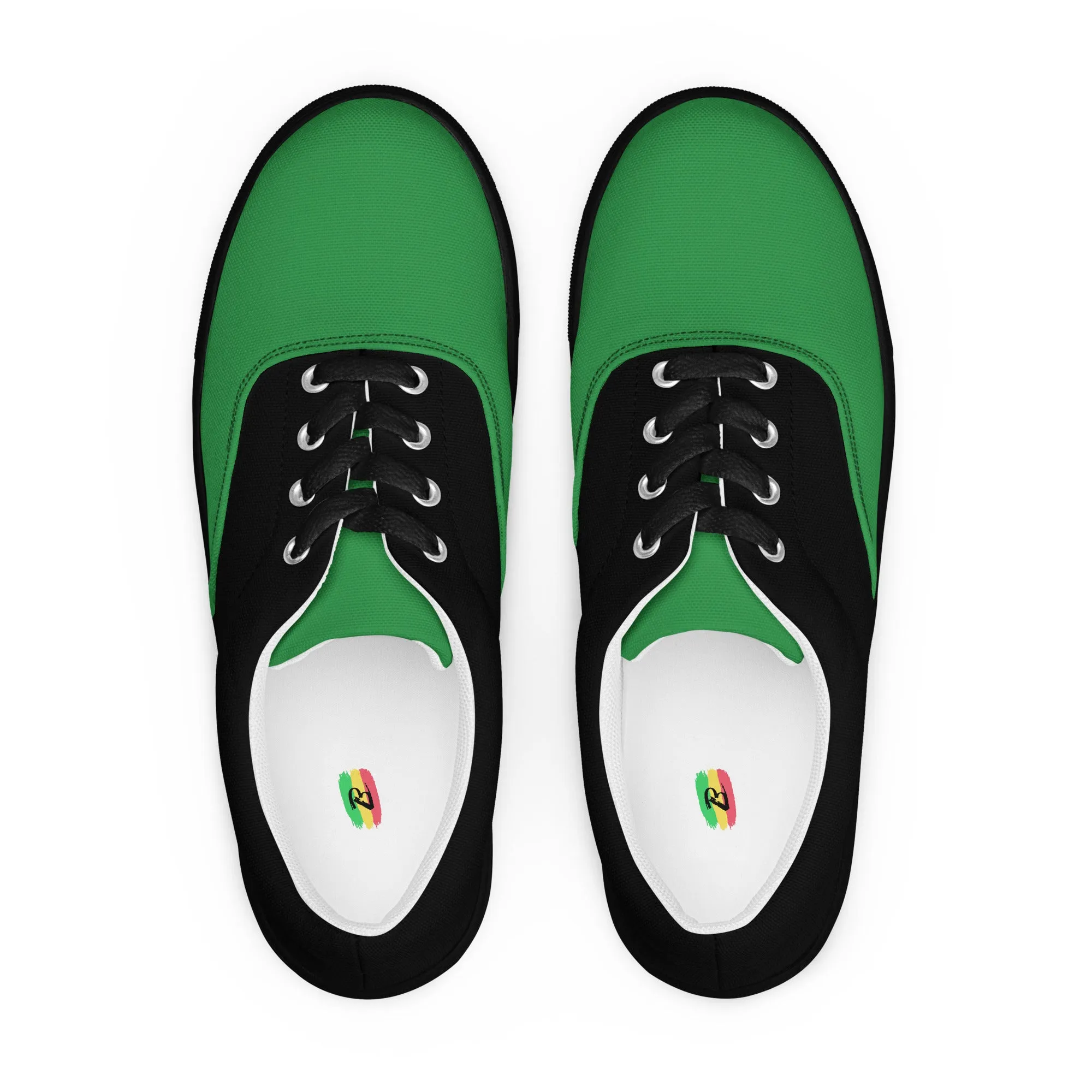 Women’s lace-up canvas shoes