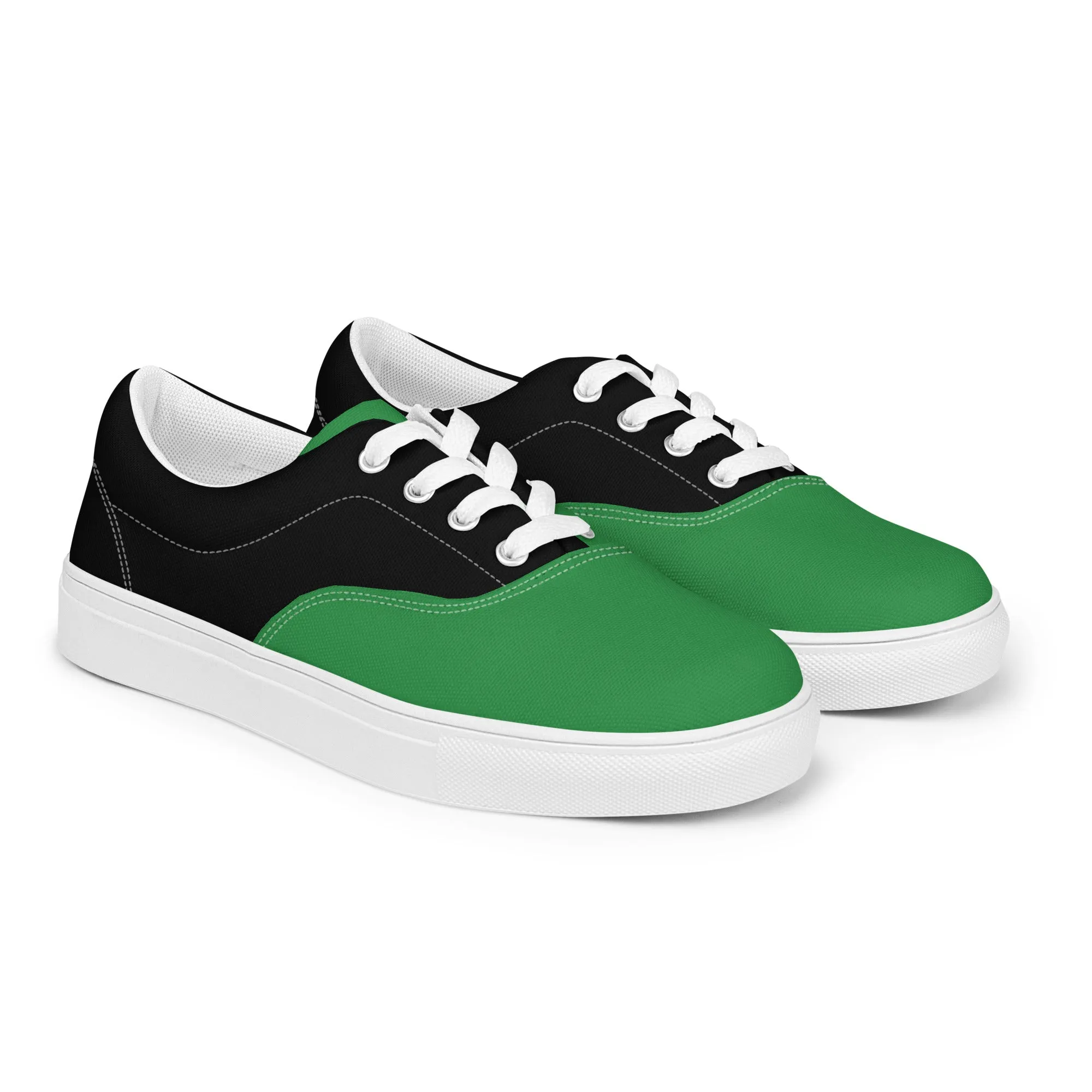 Women’s lace-up canvas shoes