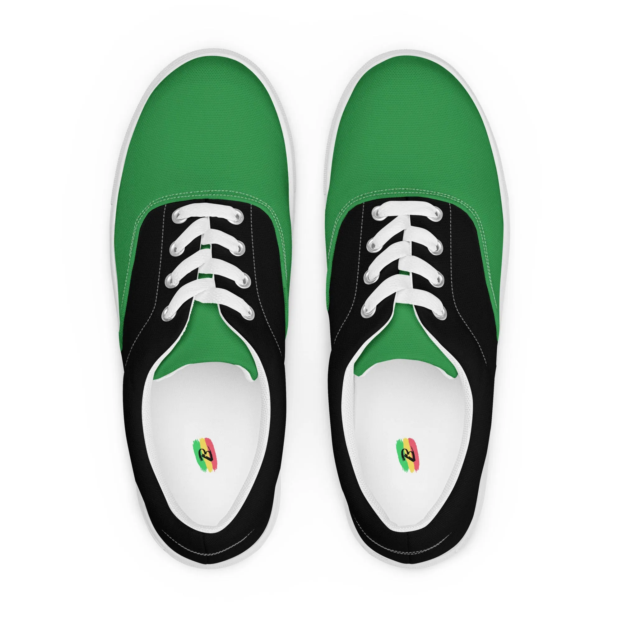 Women’s lace-up canvas shoes