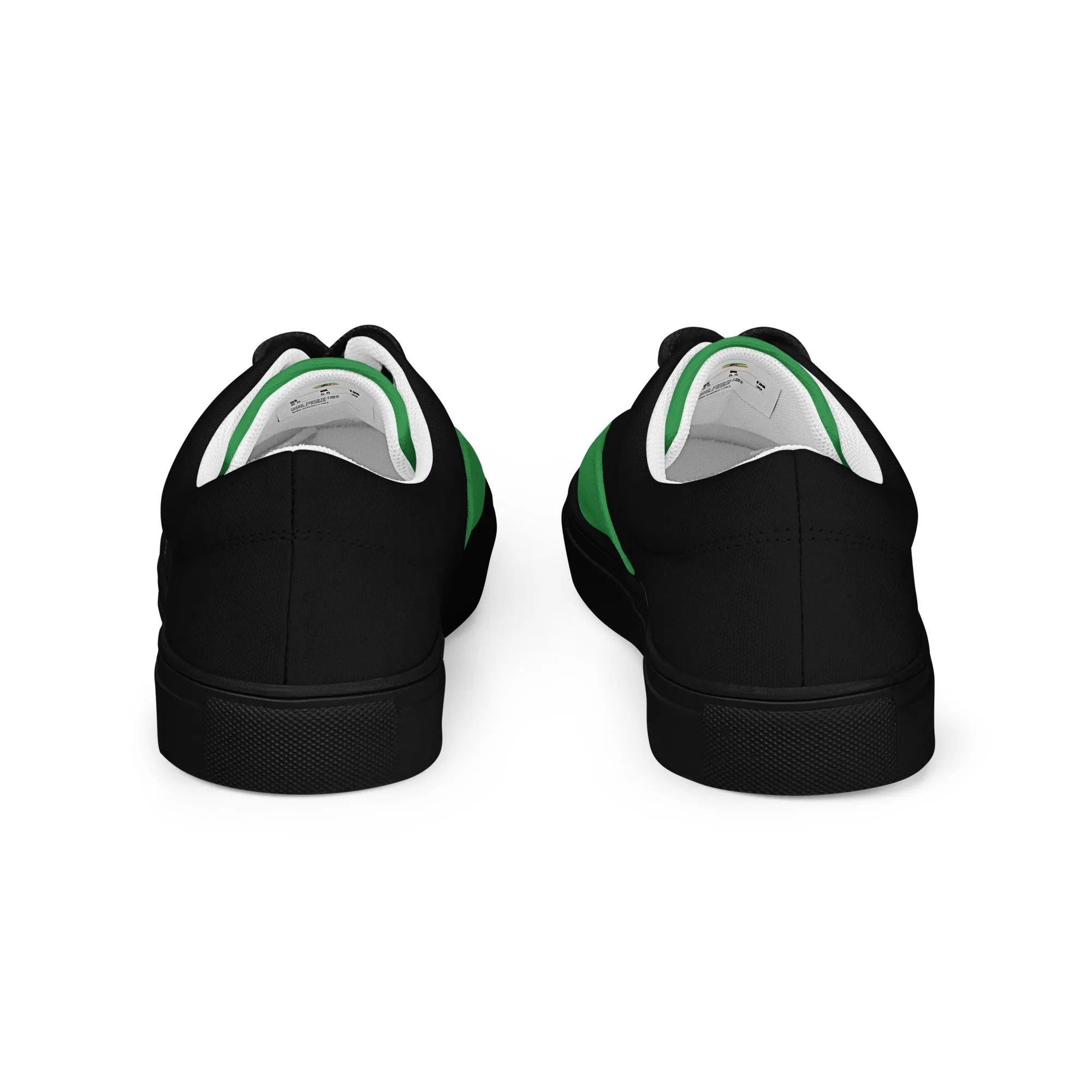 Women’s lace-up canvas shoes